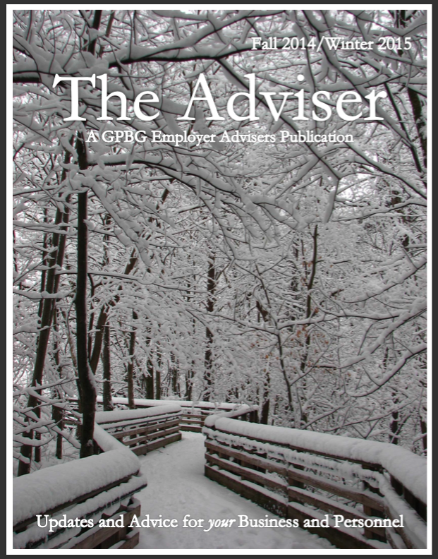 Fall-Winter 2014 Advisor; Click to read full issue